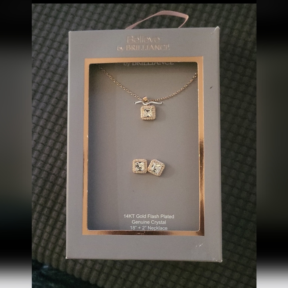 Sold Believe By Brilliance Jewelry Set New